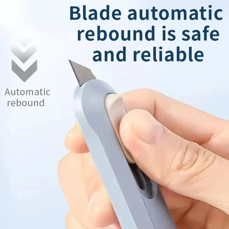 1 szt. Mini Nóż do Cięcia Papieru Przenośny Mały Nóż do Papieru Nóż do Tapet Artykuły Papiernicze Rozpakowywanie