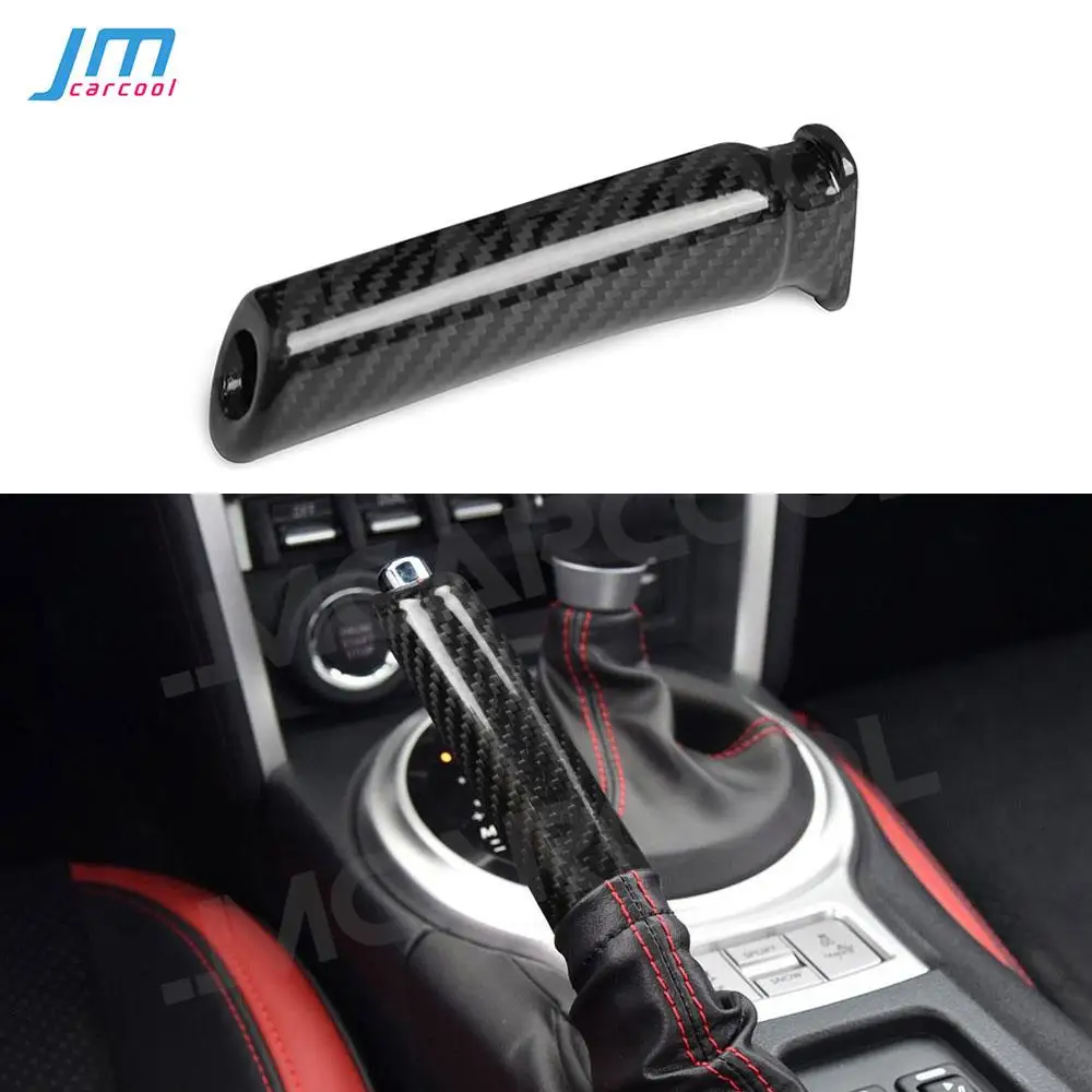 

Carbon Fiber Car Handbrake Shell Cover Hand Brake Protector Decor Trim For Toyota GT86 FT86 ZN6 Subaru BRZ 2013-2020