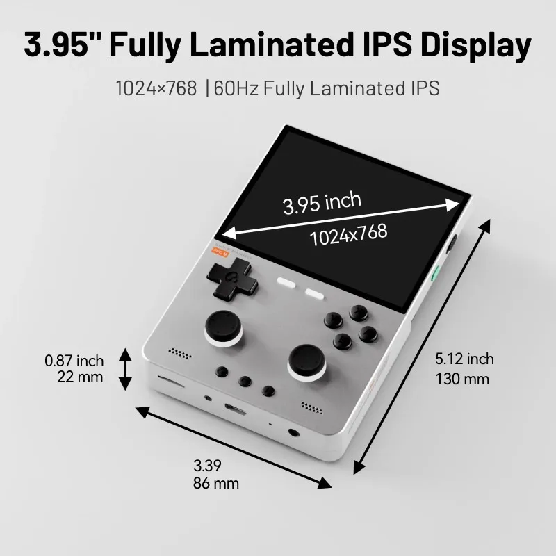 2026  TRIMUI BRICK PRO Metal Version Vertical Screen Mini Handheld Game Console Pocket Portable Retro Game Player Gif