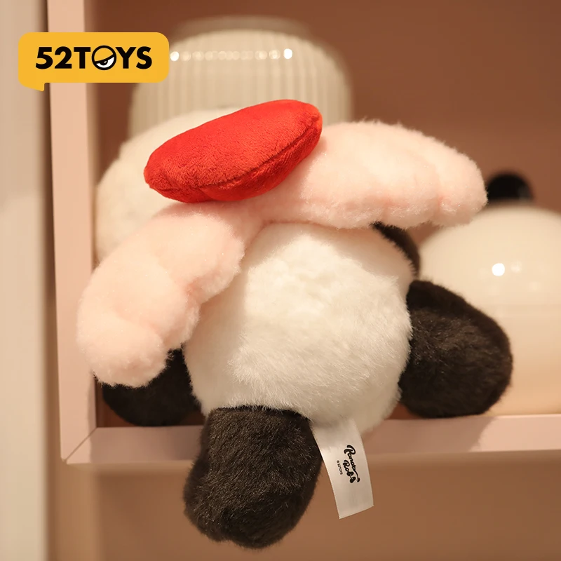 52TOYS Panda Roll Full of Love Series -Plush Toy, Panda Gift for Panda Fans, Cute Figures, Height: about 23cm/9.05inch