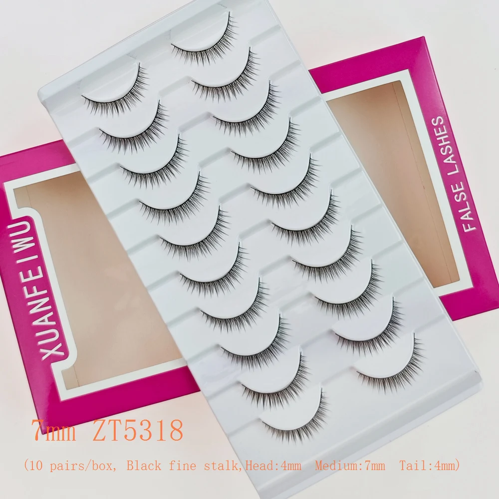 رموش صناعية قصيرة طبيعية من Xuanfeiwu لمظهر طبيعي، مناسبة للارتداء اليومي، صديقة للمبتدئين، رموش ذاتية التطبيق بنفسك #4