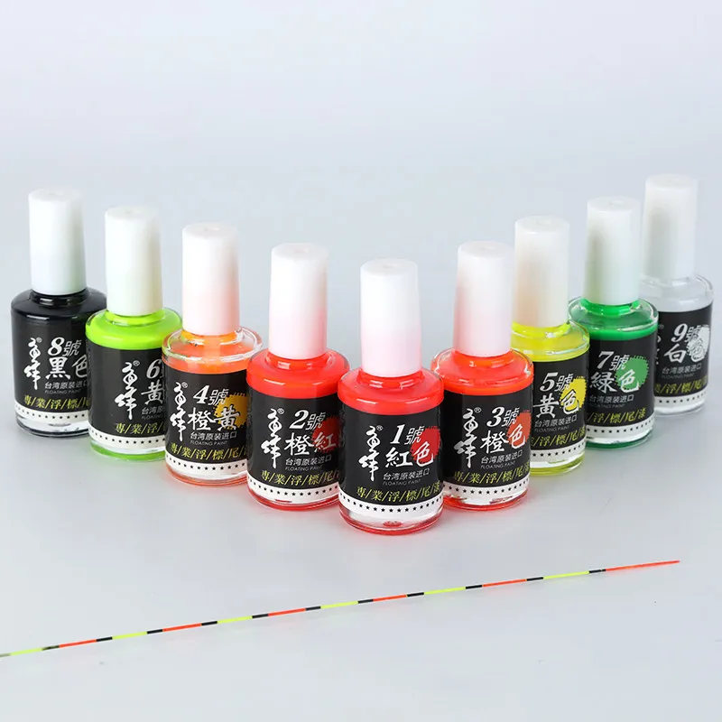 Paint Fish Float Tail Fluorescence Amplification Is Eye-catching Waterproof UV-resistant Not Easy To Fade And Easy To