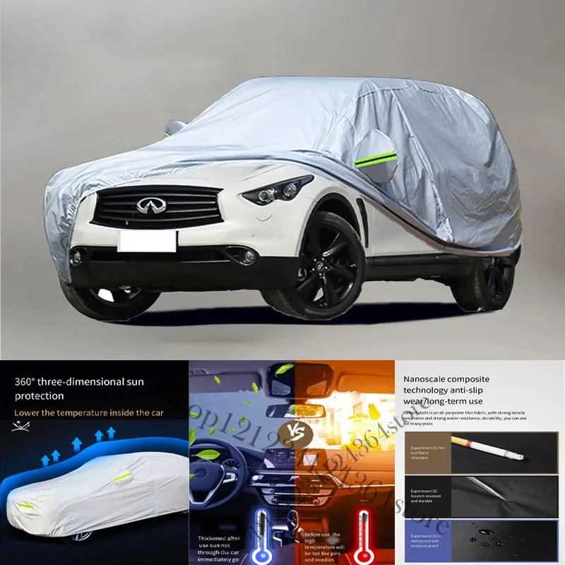 

For Infiniti QX70 Car cover Exterior Car Cover Outdoor Protection Full Car Covers Waterproof