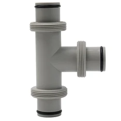 Adapter złącza podwójny Split dla części Intex zawór tłoka węża pompy basenowe gumowych O-ringi do Tee T-Joint część basenowa