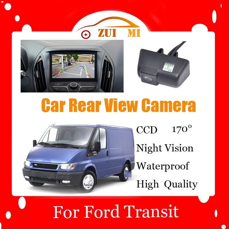 

Car Reverse Rear View Camera For Ford Transit 2000~2013 Waterproof CCD Full HD Night Vision Backup Parking Camera