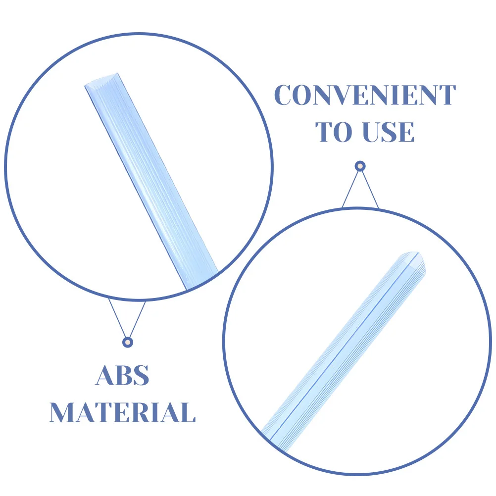 

10pcs Transparent Pull Rod Clips Sliding Bar Binder Mechanism Sturdy Abs Plastic For Report Bookbinding Document Organization