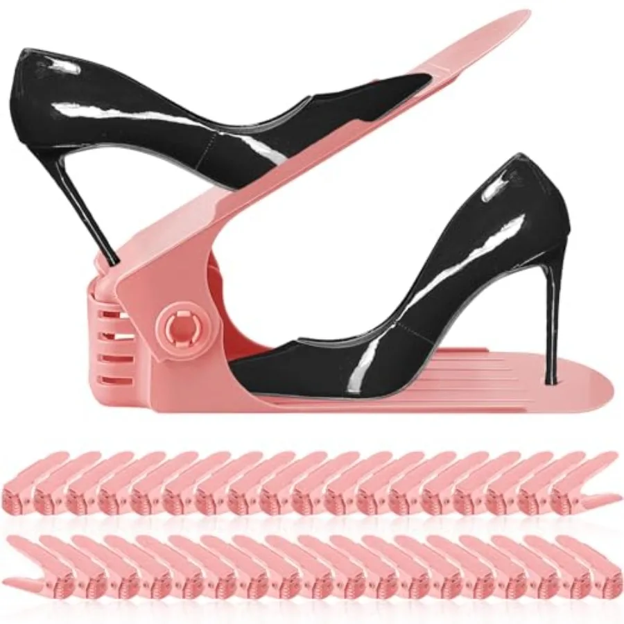 

Органайзеры для обуви (36 шт.) - Экономия места, регулируемые, утолщенные, для хранения пар обуви, экономия 50% пространства.