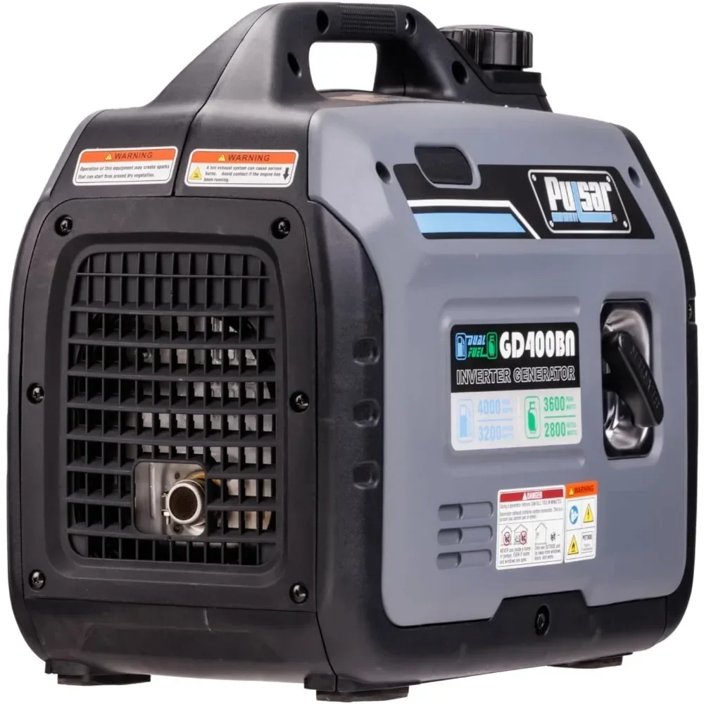 Products GD400BN, 4000W Portable super-quiet Dual Fuel & Parallel Capability, RV-Ready, CARB Compliant