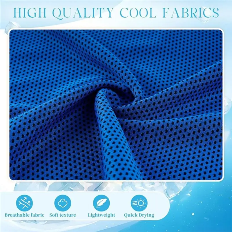 ALIM-30 Pack Cooling Towels For Neck And Face, Ice Chill Sweat Towels, Cooling Wraps For Gym Yoga Golf Running Camping Sports