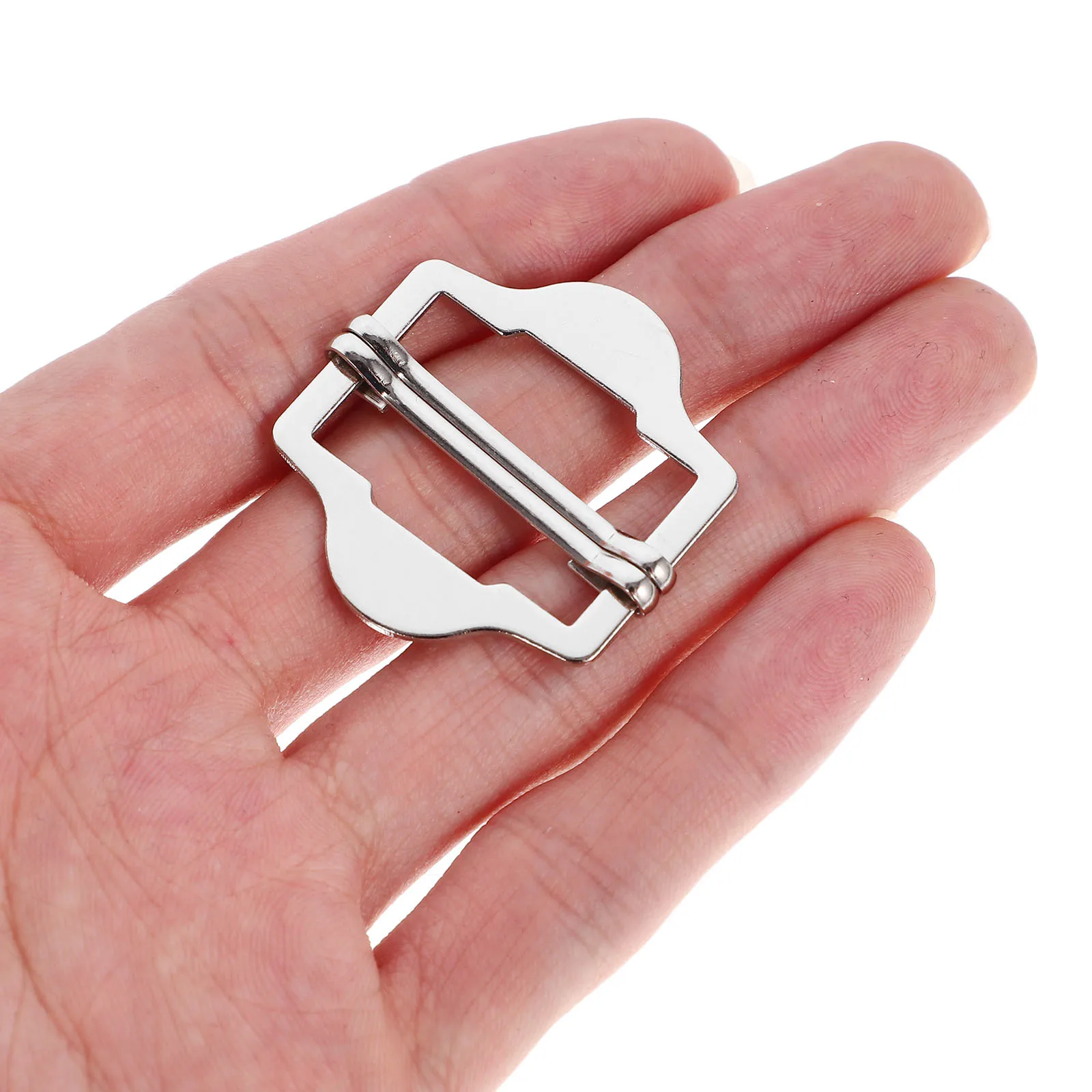 10 قطعة حزام الخصر أبازيم النحاس أزرار قابلة للتعديل لبدلة سترة الملابس إغلاق الملحقات المعدنية تصميم بسيط دائم