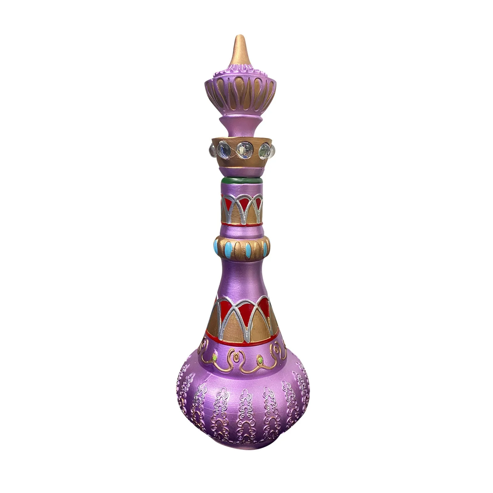 I Dream Of Jeannie Bottle From Della Second Season Mirrored Purple Bottle!Pagoda Spirit Bottle Decoration Desktop Decorations