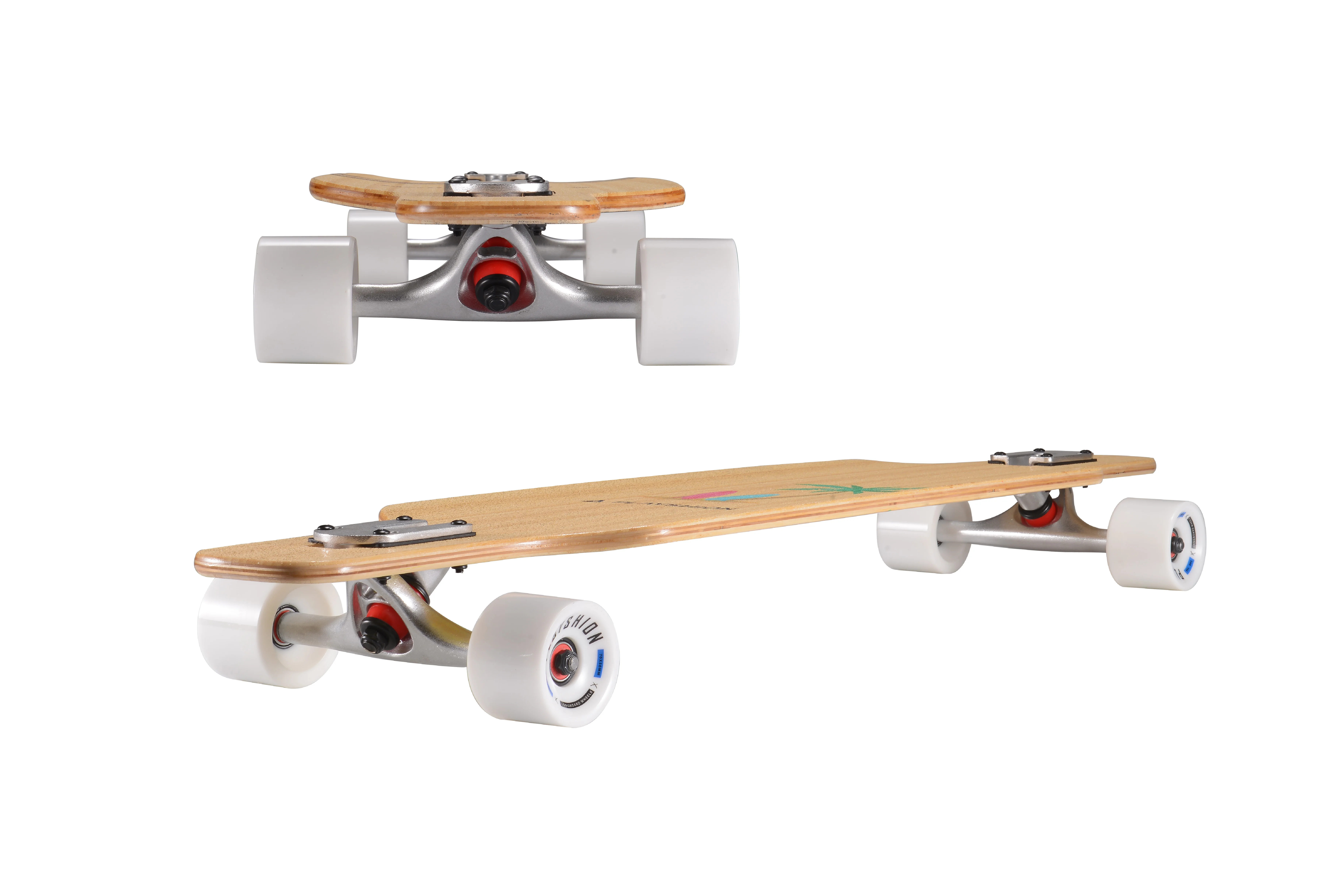 39 Inch Drop Door Hout Lang Boord Van Het Kokosnootpatroon Longboard Skateboard