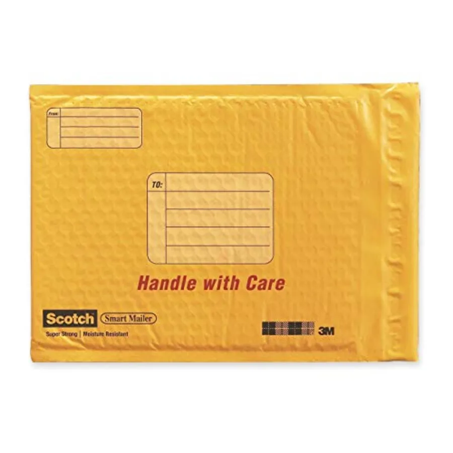 

Scotch Bubble Mailing Envelopes for Secure Package Shipping with Bubble Wrap Lining in White Durable and Tear-Resistant Materia