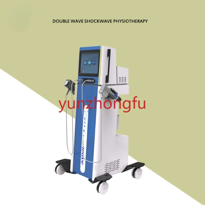 High Quality Double Bellow Super Transduction Joint Pain Relief Pulse Physiotherapy Instrument Shock Wave Therapy Medical