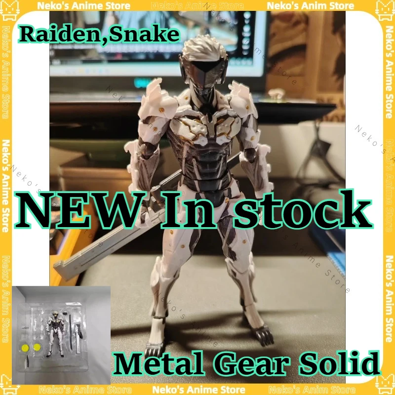 

【In Stock】Kaiyodo Yamaguchi Metal Gear Solid MGS Raiden Snake Action FigureAnime Model Trendy Toys Desktop Doll Collectibles