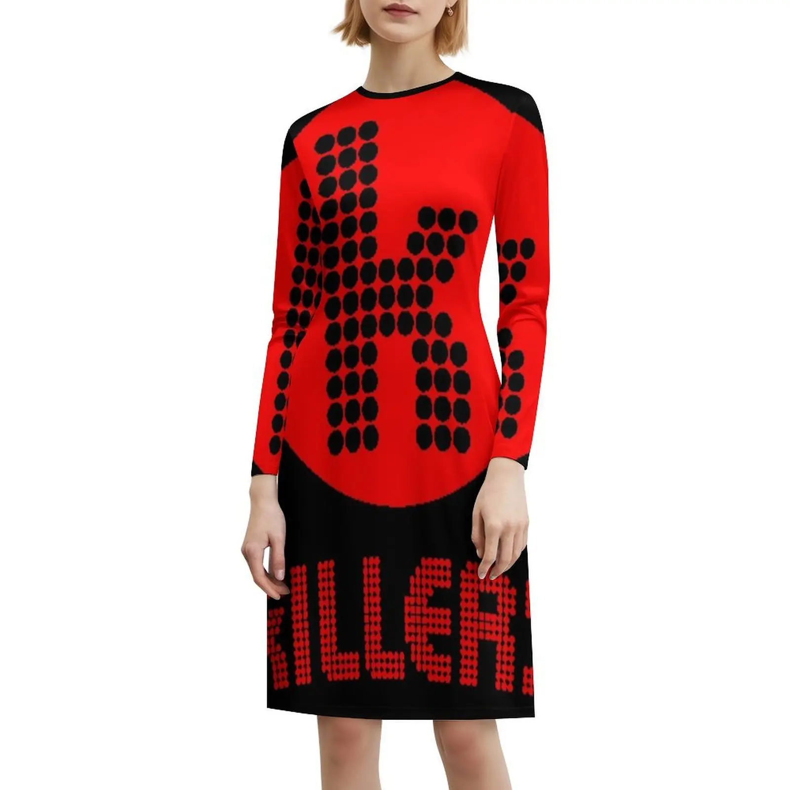 أفضل بائع The Killers Logo Exselna Essential Preppy Style فستان قصير للنساء على شكل حرف a فضفاض مناسب فستان يوم غير رسمي الأكثر مبيعًا #6