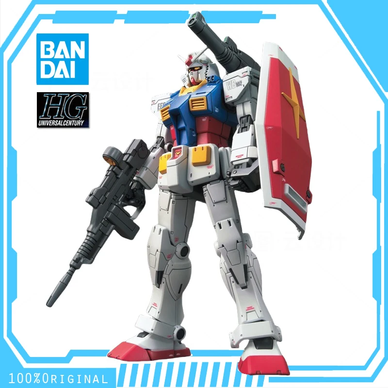 

In Stock BANDAI ANIME HG 1/144 HGGTO The Origin RX-78-02 GTO GUNDAM Assembly Plastic Model Kit Action Toys Figures Gift