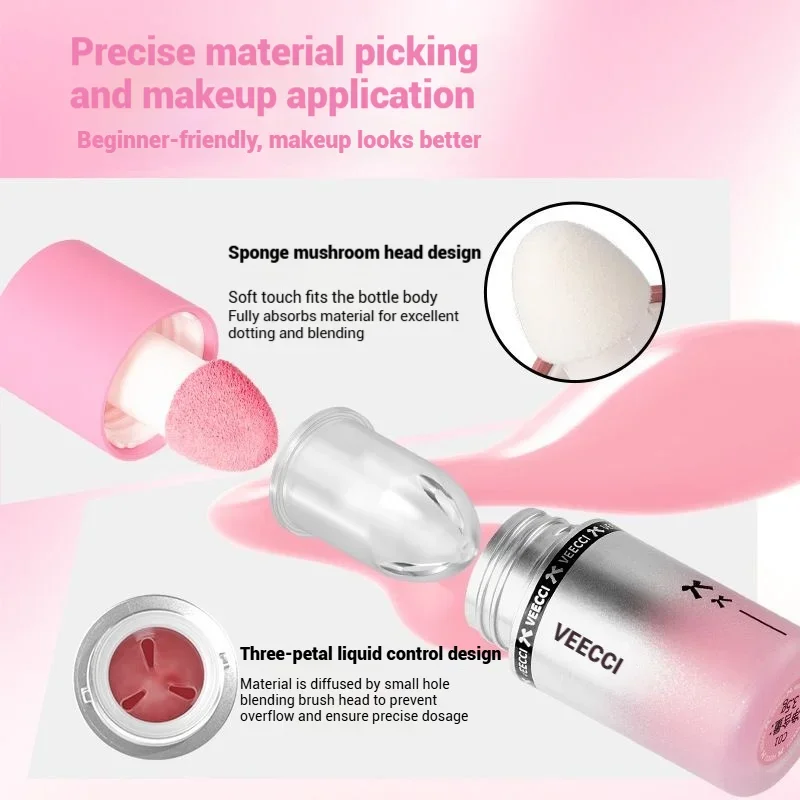 Light Blush Liquid Moisturizing Mirror Vitality Moisturizing Natural Rouge Easy To Color Trim Matte Liquid Blush Naturally Clear