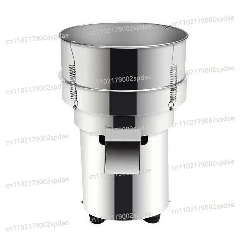 30mm Stainless Steel Electric Vibrating Screen 220V Powder Sieving Filter Machine With 1 Layer Screen Mesh And Cover