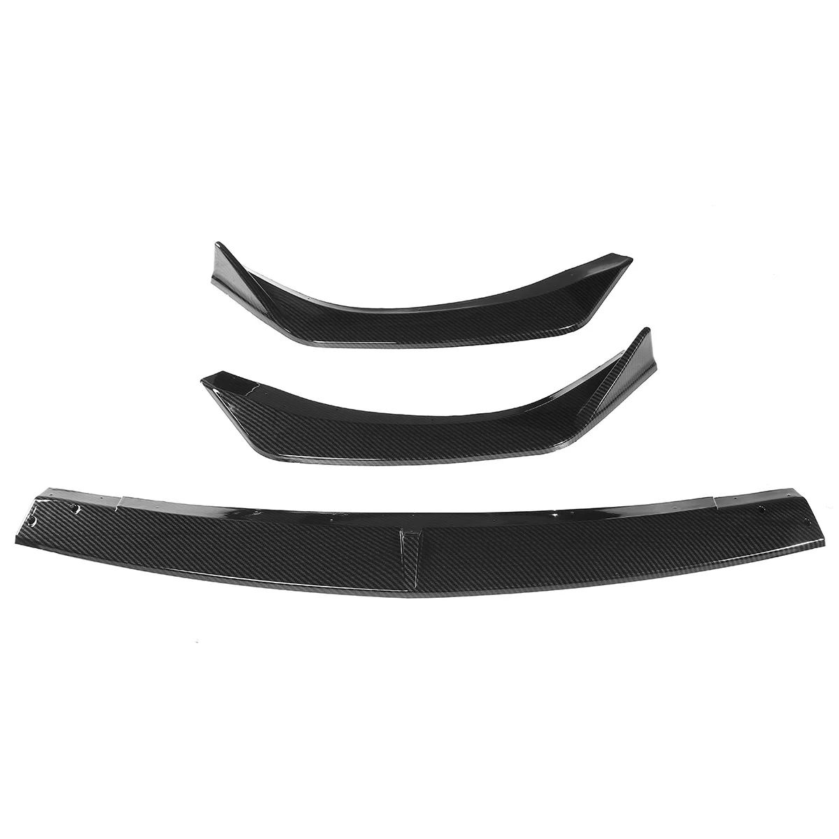 3PCS Front Bumper Lip Spoiler Side Splitter Guard Cover Protector Body Kit For Mazda 3 Sedan Axela 2019 - 2021 Car Accessories