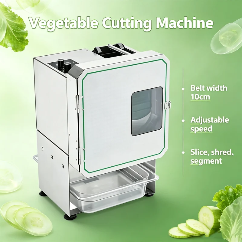 Commercial Household Dual Use Electric Large Inlet Portable Scallion Cutting Equipment Slice Shred Segment Vegetable Cutting Mac