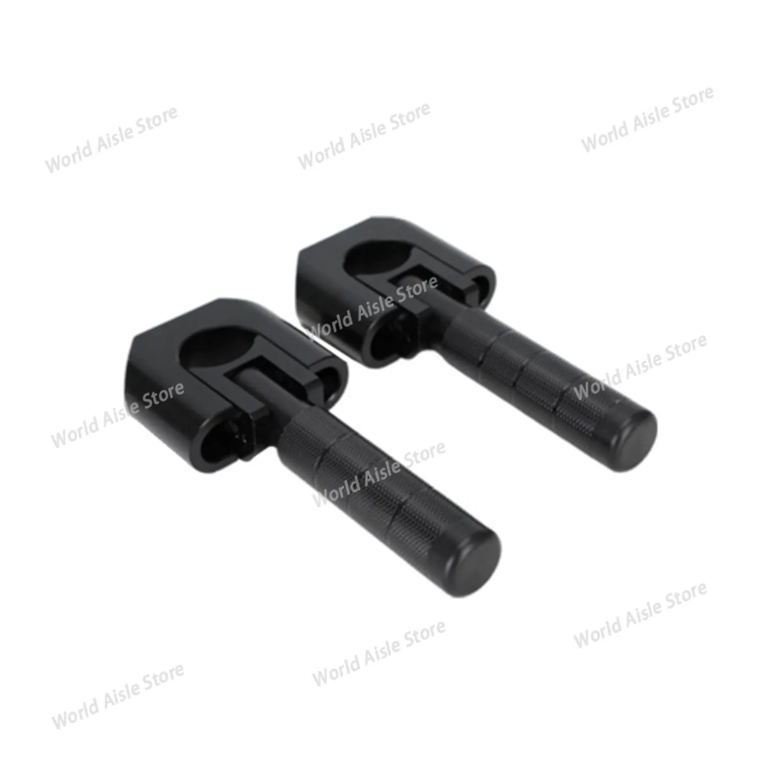 2PCS High-Quality Foldable Front Foot Pegs for Most Motorcycles, Made of 6061 Aluminum Alloy