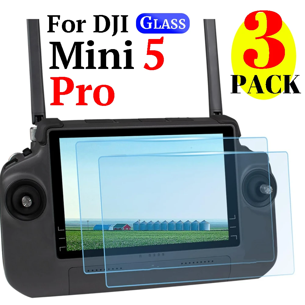 

1-3Pack Tempered Glass Screen Protector for DJI Mini 5 Pro HD Clear Protective Glass Screen Protective Film for DJI Mini 5 Pro