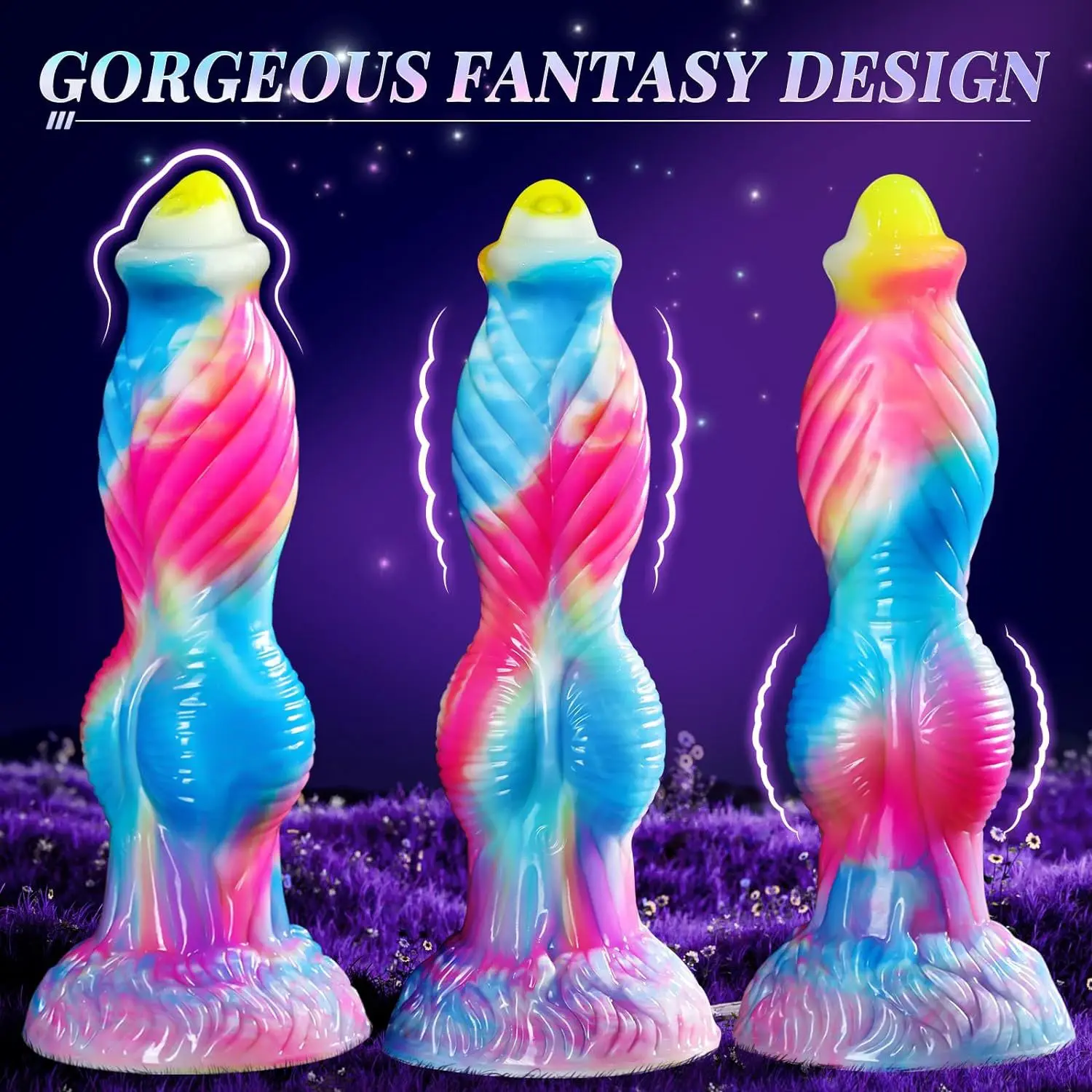 Thrusting Dragon Dildo Vibrator Sex Toys 10" 4IN1 Monster Remote Control Thick Dildo Suction Cup Dildo Anal Toys Adult Product - Image 6