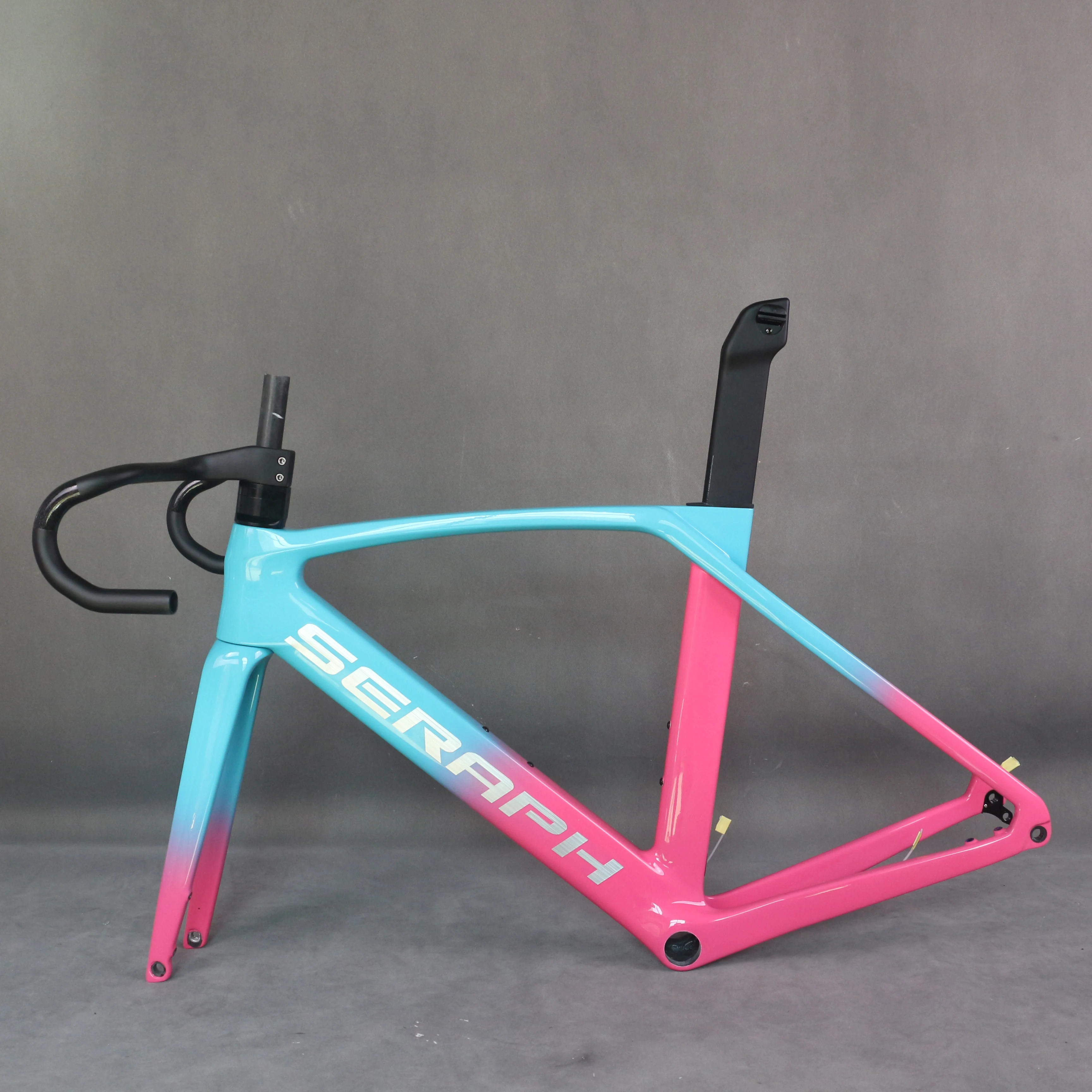 Aerodynamic carbon frame MODEL S 700C CARBON FRAME, ROAD FRAME, BICYCLE CARBON FRAME, DISC BRAKE BIKE, Rim brake frame