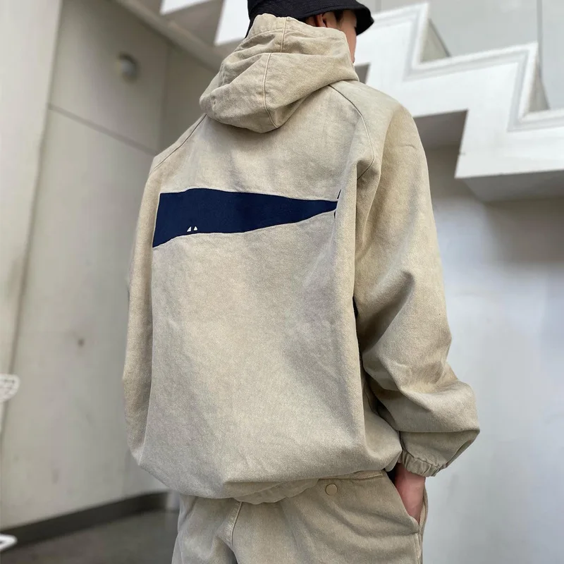 Japanese Hooded Jacket Men New Arrival Hoodie Fashion Casual Whale Coat 24SS