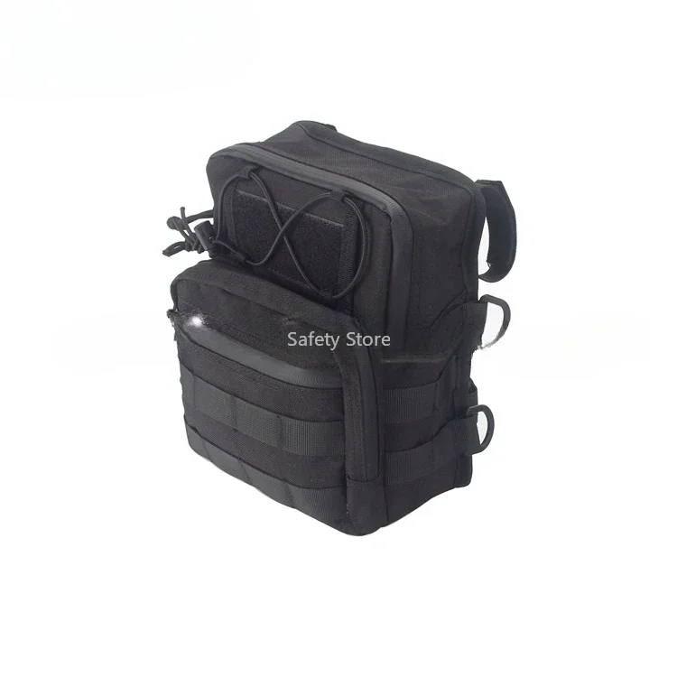 

Suitable for motorcycle modification accessories, Harley Kawasaki Honda Suzuki black nylon Velcro waterproof handlebar bag
