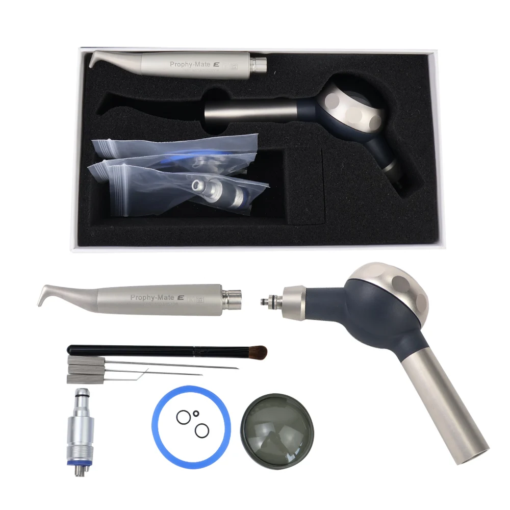 Dental Air Prophy Unit Air Powder Spray Sandblaster Polisher Tooth Cleaning Whitening Polishing Tools Dentist Equipment