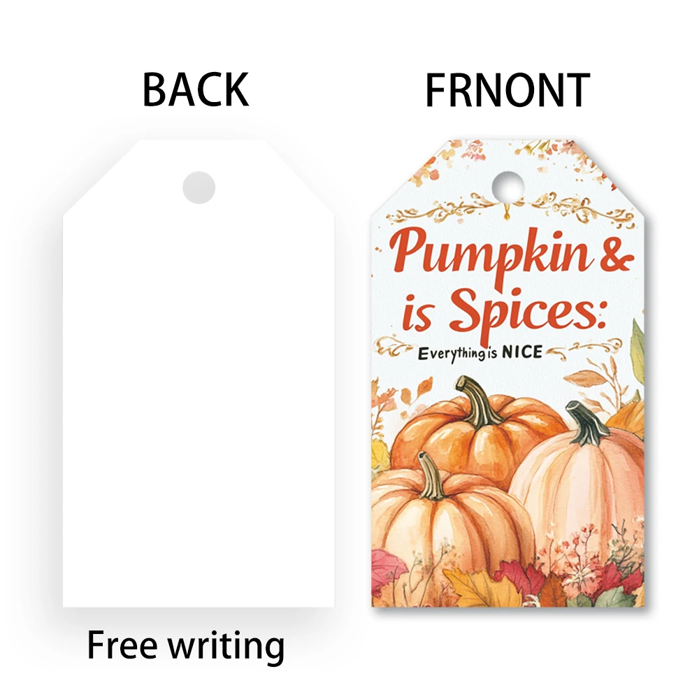 40 Stück Herbstanhänger, Herbst-Geschenketiketten, Partydekorationen, Heimwerken, Geschenkverpackungen, Grußkarten, Partykarten, Juteschnur.