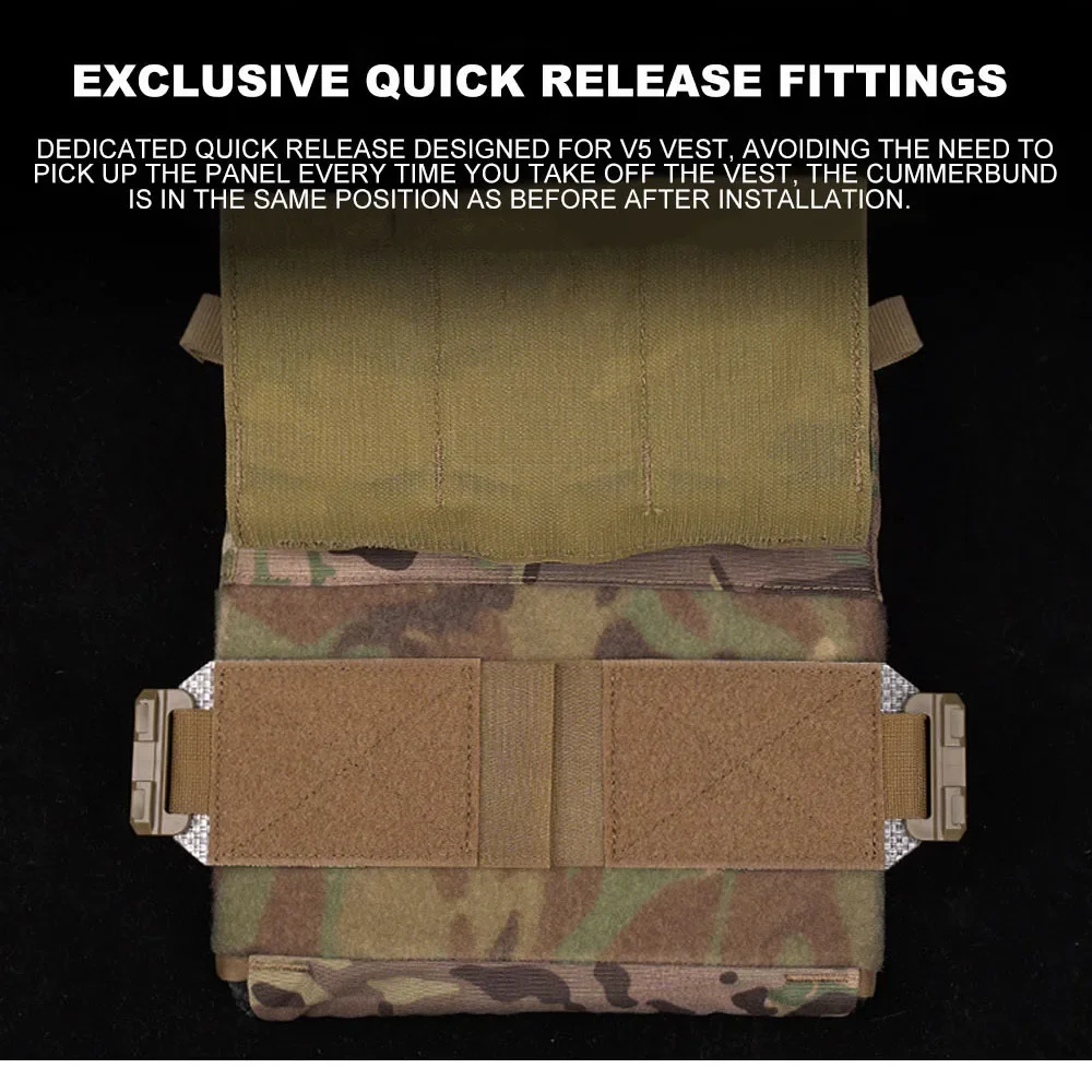2Pcs Style 3Ac Kit Side Wall Quick Release Clasp for FCPC V5 Tactical Vest Cummerbunds Imported Tegris