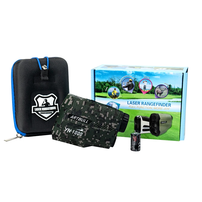1000 متر مقياس مسافات الليزر Rangefinder للصيد جولف Rangefinder تلسكوب التمويه
