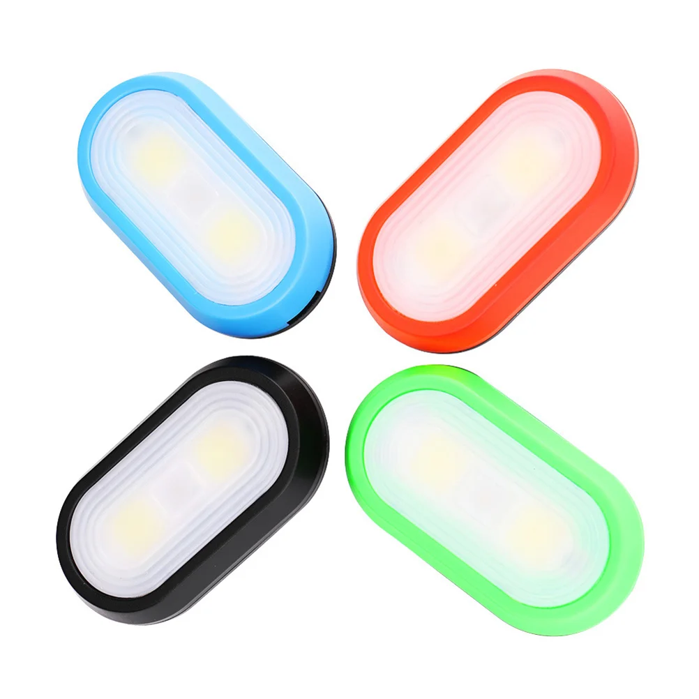 4 PCS LED Safety Light Clip On Strobe Running Lights for Runners Dogs Bikes Walking - Batteries Not Included (Random Color)