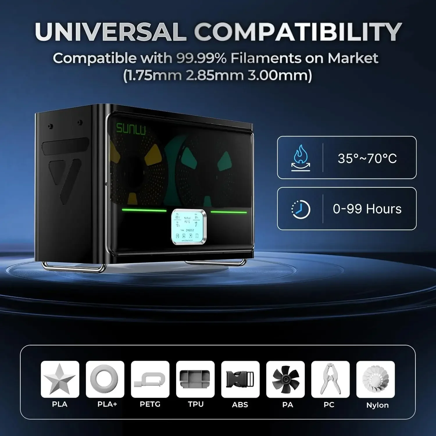 

[Limited Time Offer, Today Only!]Hot-selling【2025 Special Bundle】Official Filament Dryer Box S4,Four-Spool 3D Printer Dehydrator