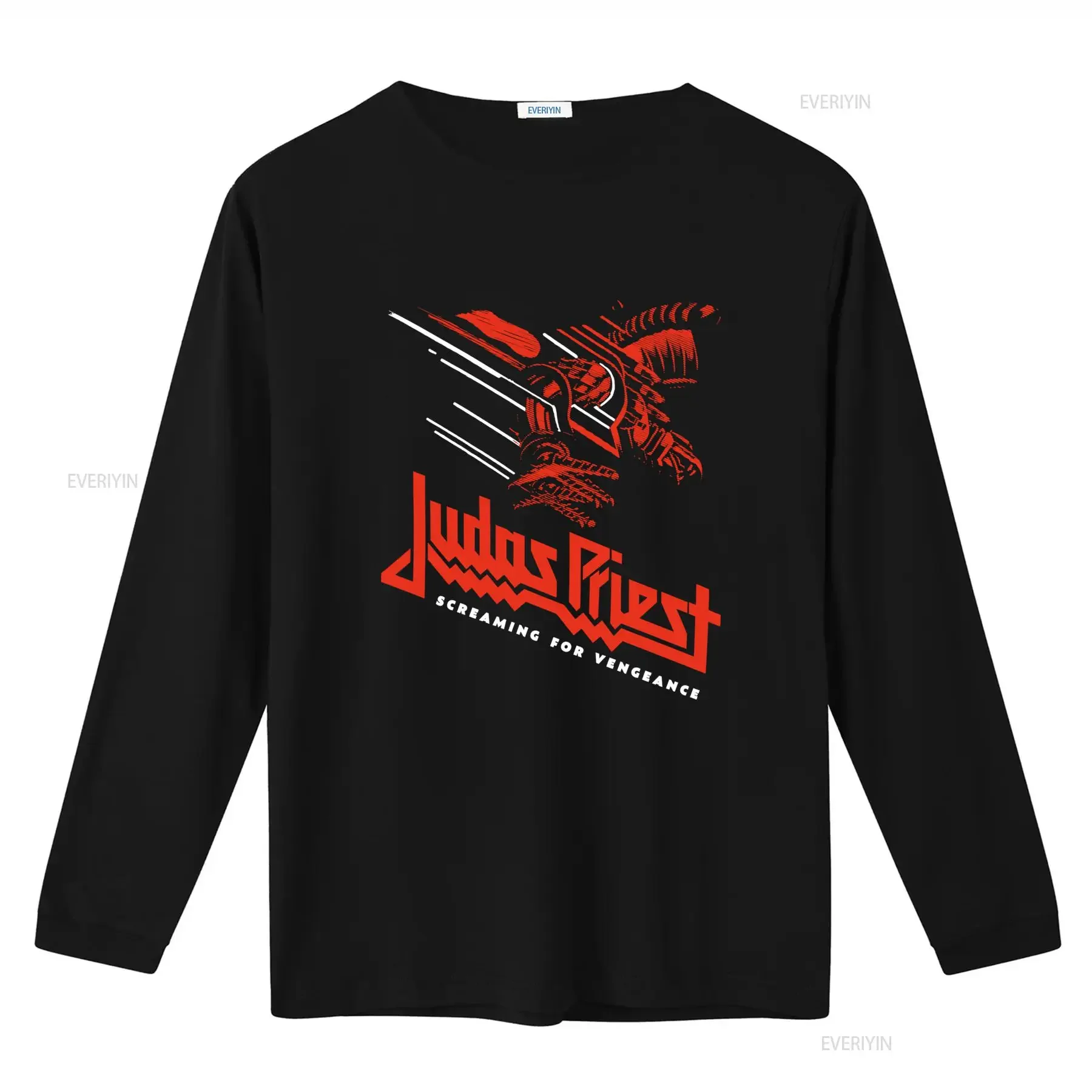 Judas Priest Screaming for Vengeance T Shirt Rock Band Tribute vintage Washed Stylish Casual Top For Everyday Wear Versatile