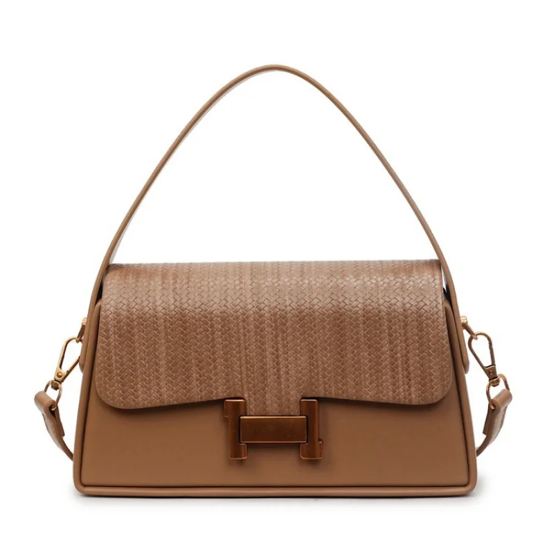 

Женская большая сумка из кожи с бирюзовым узором, высококачественная парижская пригородная сумка в современном стиле ​