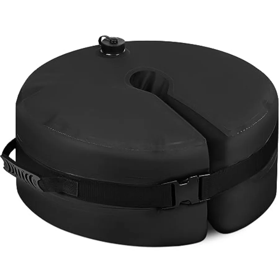 

Утяжелитель BaseMate для круглой основы зонта с боковым отверстием, черный - Водонепроницаемый мешок-утяжелитель для консольной подставки зонта