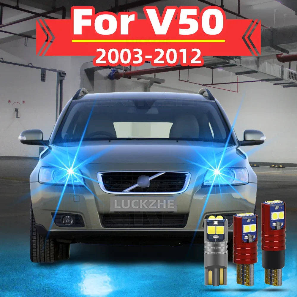 

2pcs LED Parking Light For Volvo V50 Accessories 2003 2004 2005 2006 2007 2008 2009 2010 2011 2012 Clearance Lamp