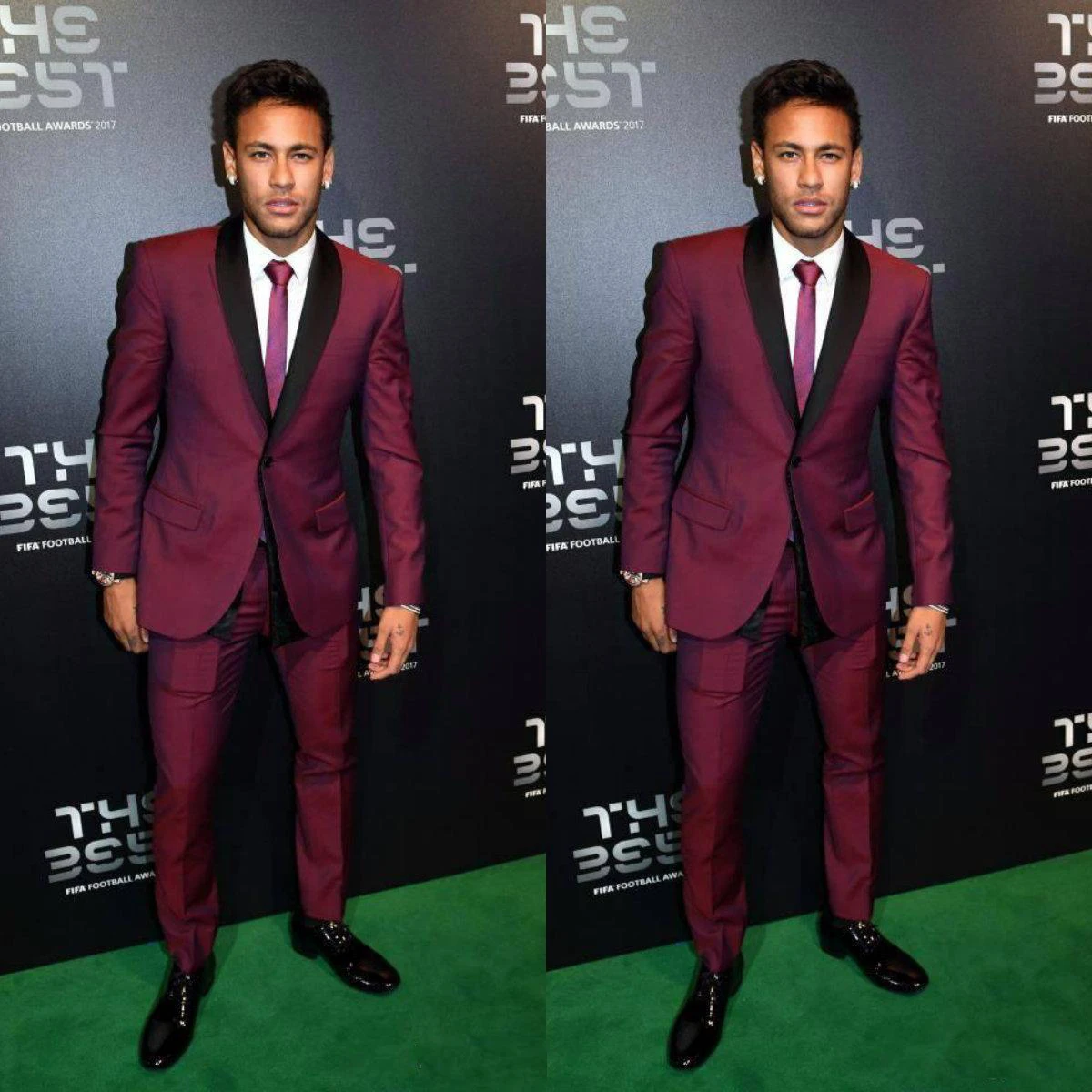 

Top Quality Burgundy Men Wedding Suits Slim Fit Custom Made Coat Pant Designs Two Pieces Suit Best Man Groom Wear Suit