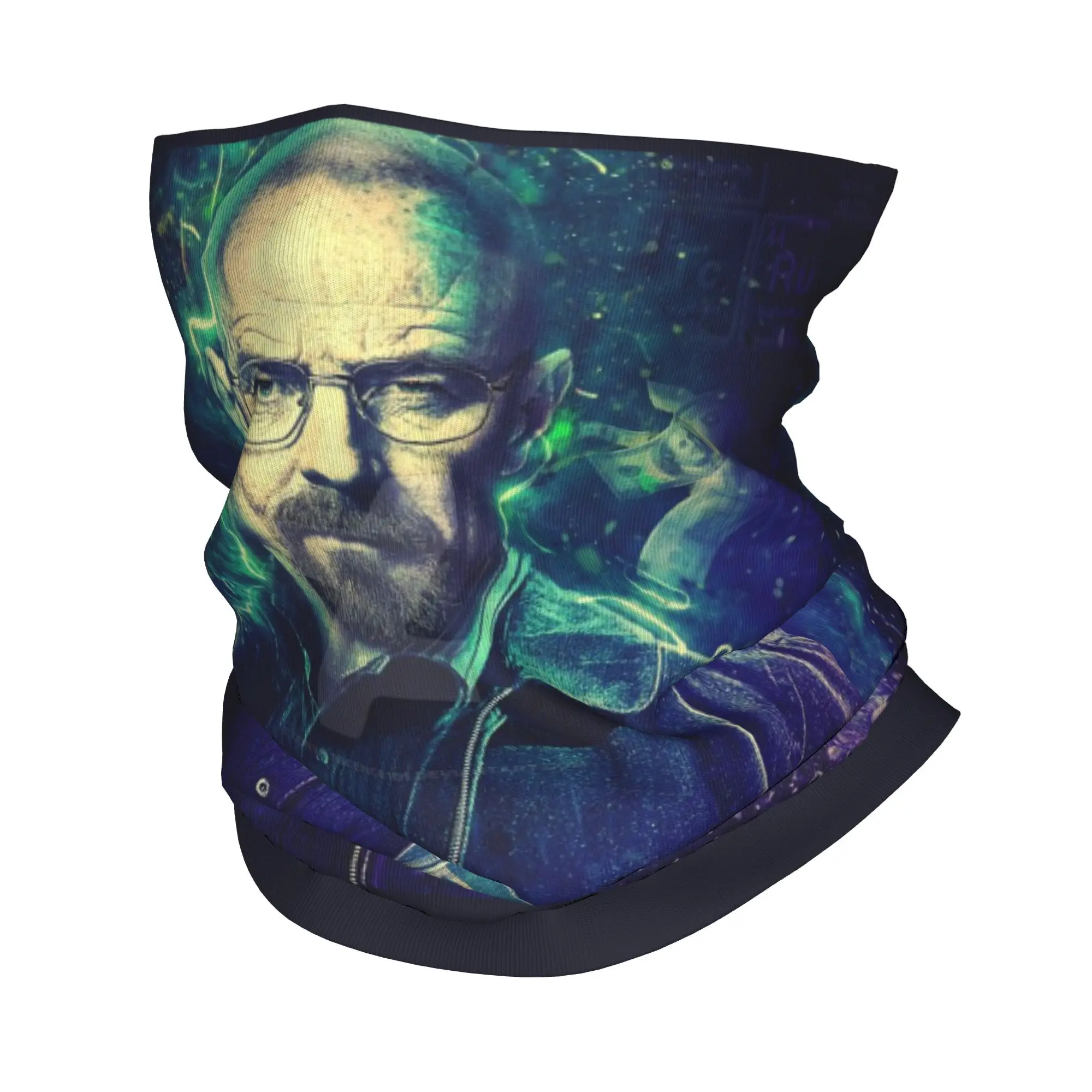 Custom Breaking Bad Walter White Bandana Neck Gaiter Windproof Face Scarf Cover Women Men Tv Show Heisenberg Headband Tube
