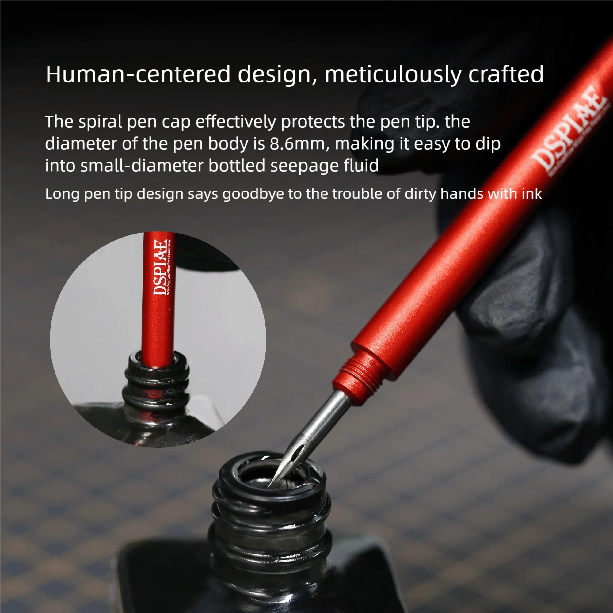 DSPIAE AT-PL Panel Line Pen Model Tools Non-overflow Coloring Pen For Model Tool Accessory DIY set
