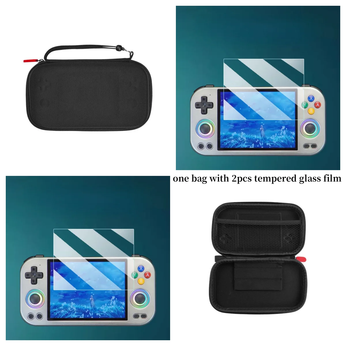 Per Anbernic RG477M Custodia per console di gioco Custodia protettiva antiurto portatile RG477M con protezione per lo schermo