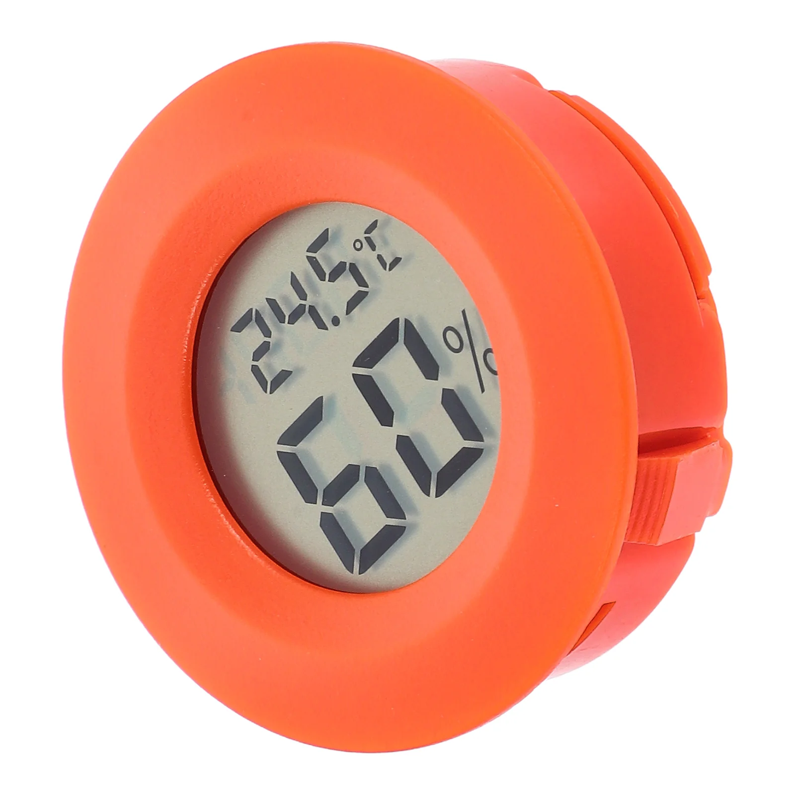 

Digital Temperature Humidity Meter Round Thermometer Hygrometer For Home Office Warehouse Wall Mount Red
