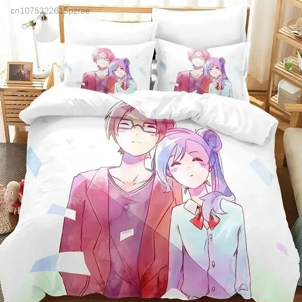 We Never Learn Bedding Set Printed Bed Set With Pillowcase Bed Duvet Cover Soft Queen King Size Bedclothes Home Anime Kawaii Bed 3