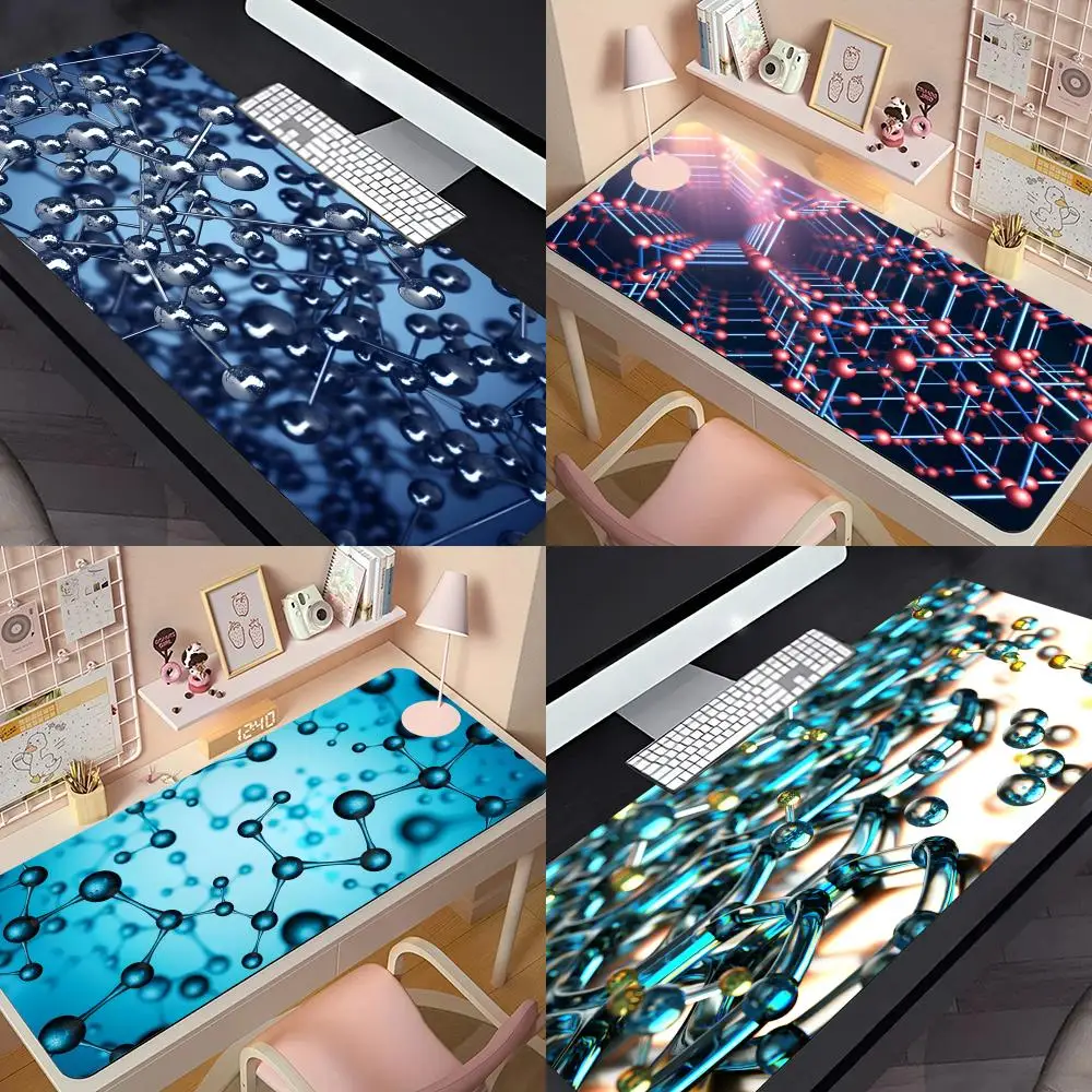 Chemical Carbon Chain Ball Mouse Pad Anime Game Mouse Pad Computer Desk Pad Office Carpet Laptop Mouse Pad