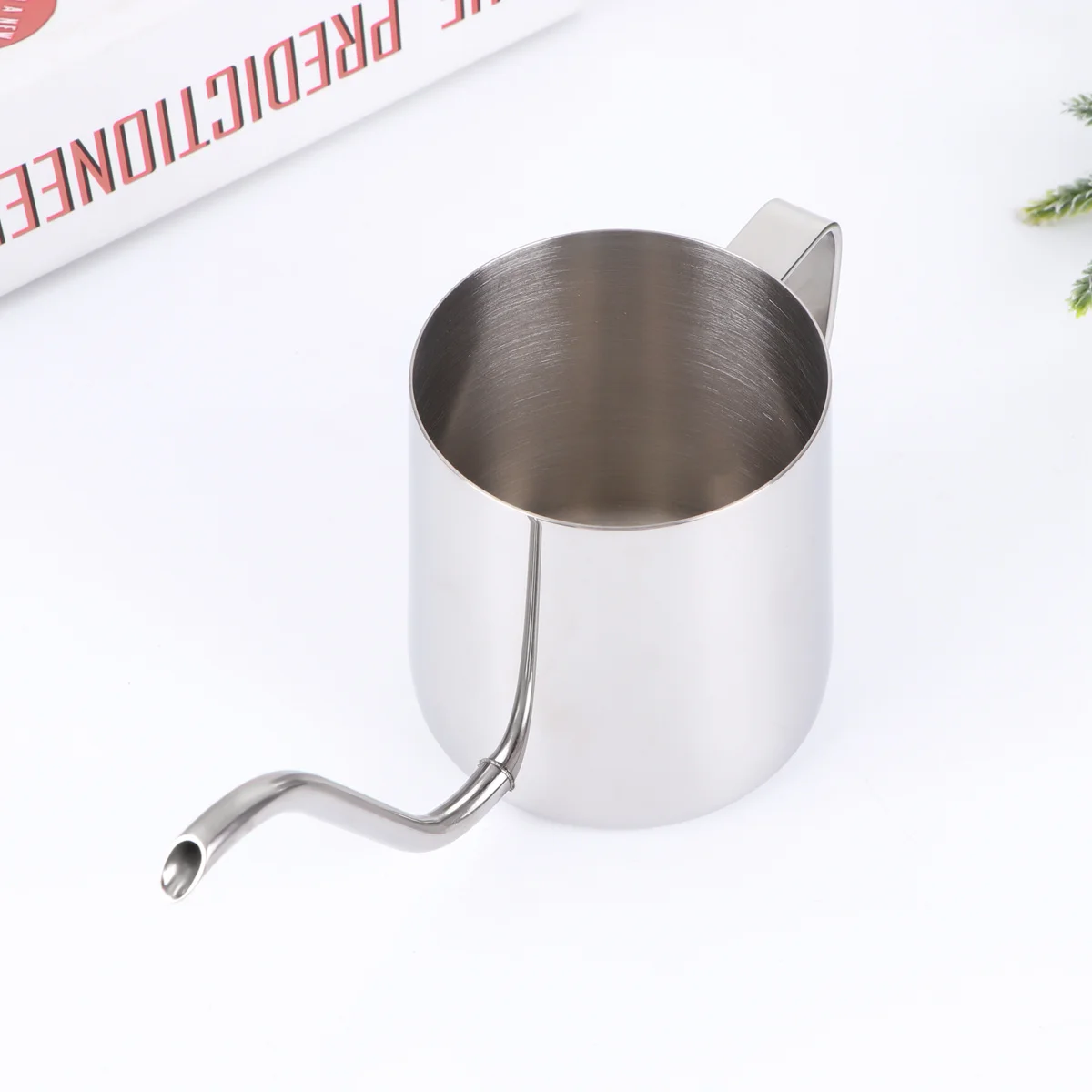 

1Pcs Handmade Stainless Steel Coffee Kettle 250ml Polished Coffee Pot Scratch Resistant Home Shop Stainless Steel Kettle