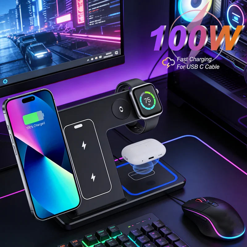 100W 3 In 1 Foldabl…